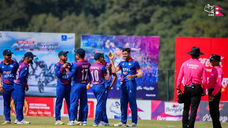हङकङमाथि नेपाल ६ विकेटले विजयी