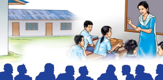 सर्लाहीका सामुदायिक विद्यालयमा विद्यार्थीको आकर्षण