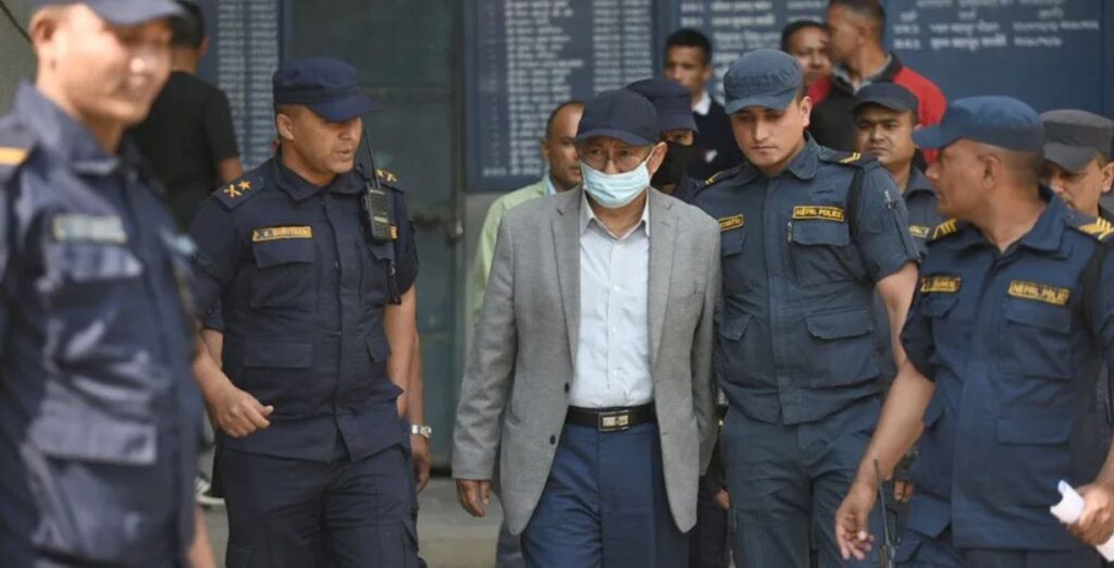 आज जेलमुक्त हुँदै पूर्वगृहमन्त्री बालकृष्ण खाँण