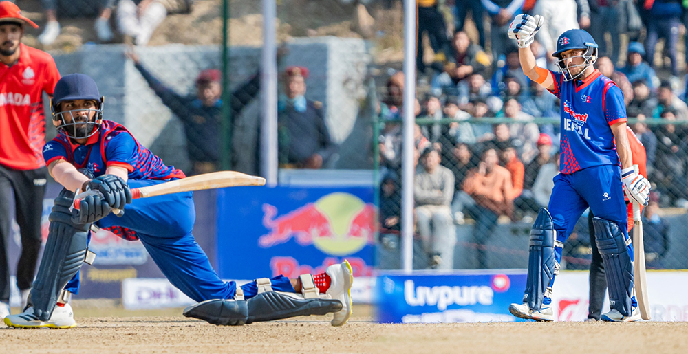 क्यानडाविरुद्ध नेपाल ९ विकेटले विजयी