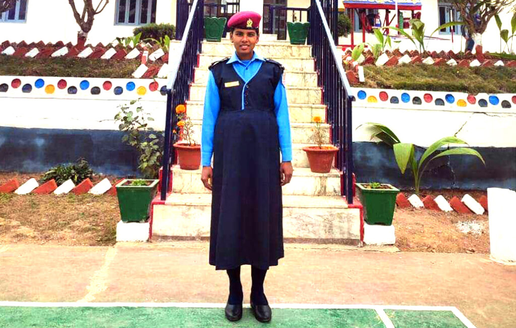 गर्भवती महिला प्रहरीका लागि अलग्गै पोशाक